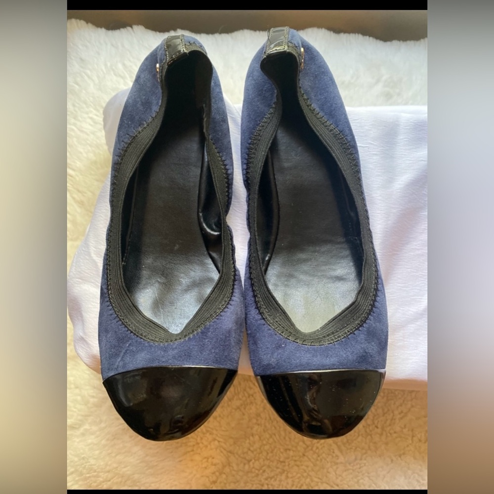 Cole Haan Navy and Black Women's Flats
